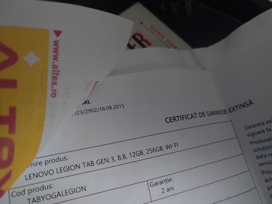 Pubg ready™ Tableta Lenovo™ gaming 165hz , Snapdragon 8 Gen 3 nou gara