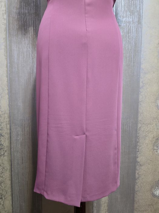 Compleu Elegant Rochie și Sacou - Roz Prăfuit - mărime 42