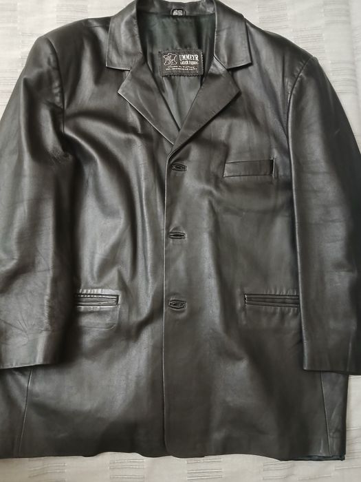 Sacou din piele pentru bărbați