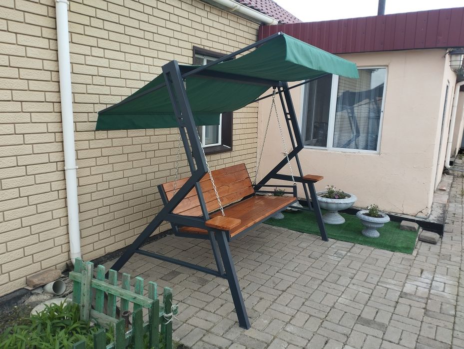 Качели садовые лофт