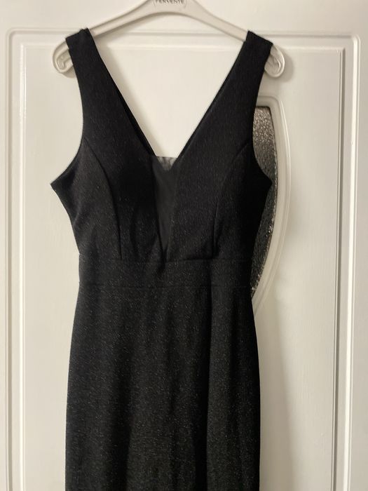 Rochie eleganta lunga cu sclipici