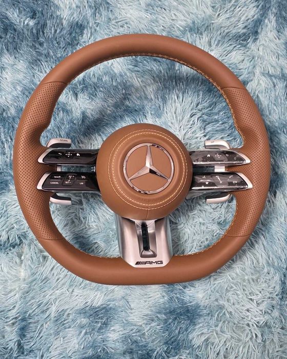 Volan Mercedes-Benz AMG Maro Piele – Multifuncțional