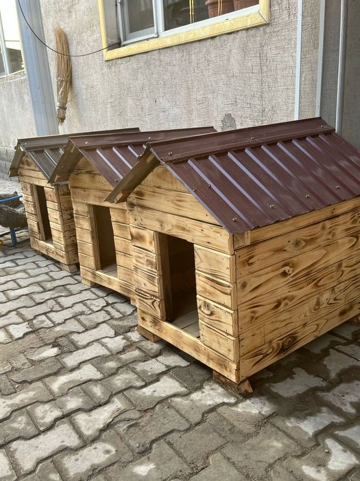 Будки для собак деревянные