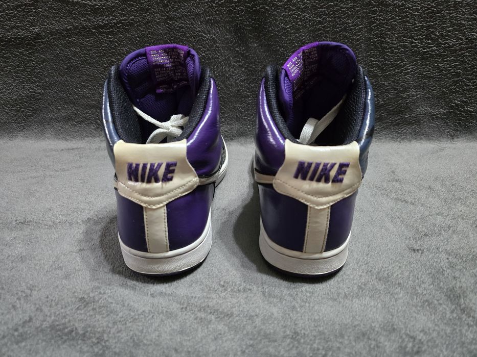 Nike Vandal High Club Purple Black / Custom blue - black glitch )
