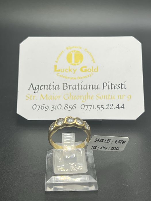 Inel aur 18k 4.92 gr marimea 18 cod 4360