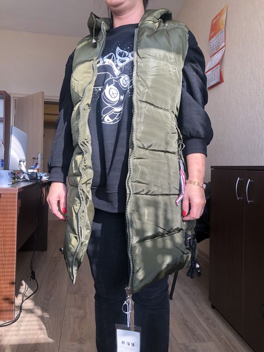 Дълъг елек, йога- пилатес чорапки- пантофки