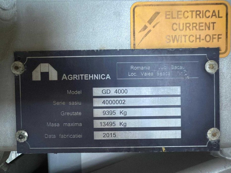 Autopropulsata Agripla - 32m - 4000L