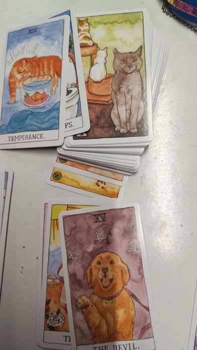 Карти таро с котки, и духове