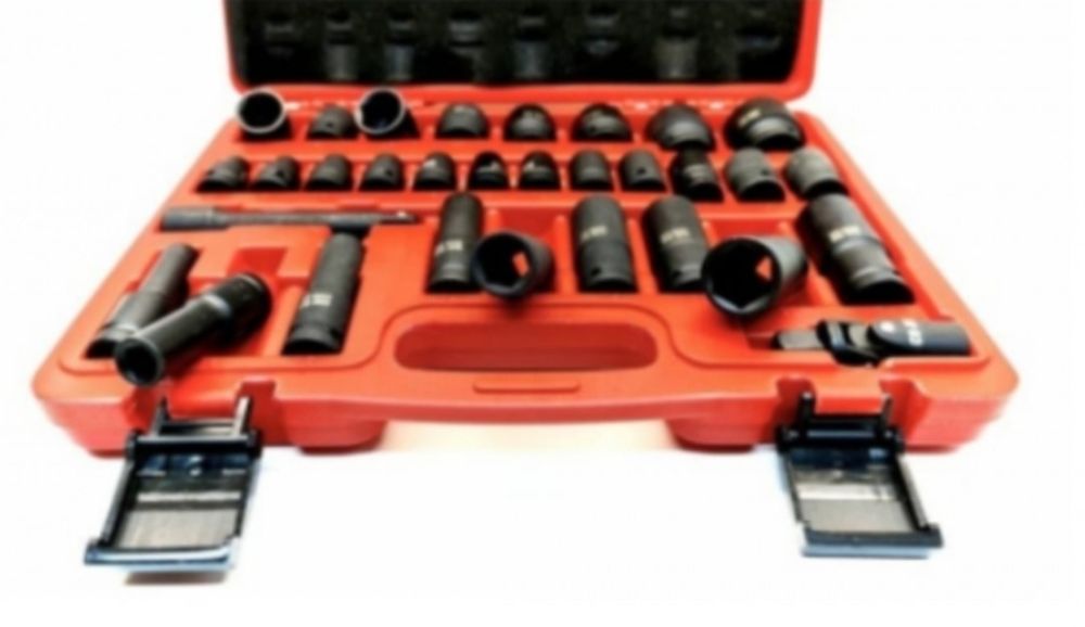 Trusa chei tubulare de impact lungi si scurte 32 piese 1/2"