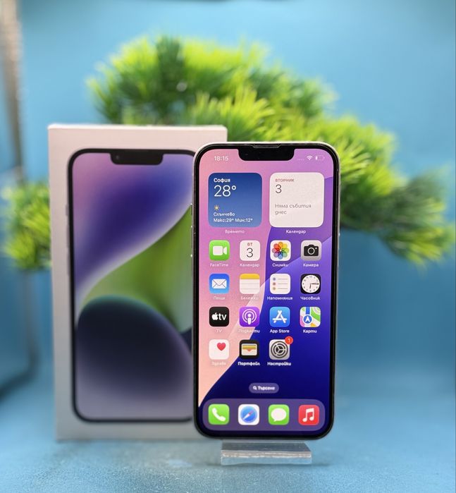 Apple iPhone 14, 128GB, 6GB RAM, 5G, Purple