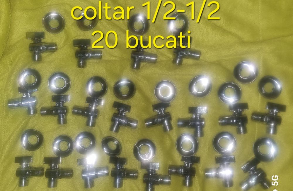 Vand lot 20 buc robineti coltar 1/2-1/2