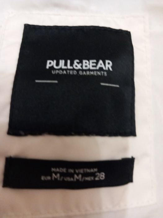 Бяло ватирано дамско яке М размер