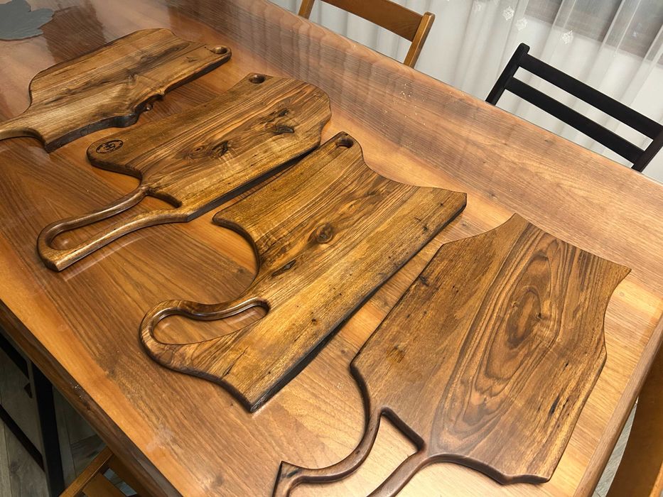 Tocator lemn nuc, cires sau fag