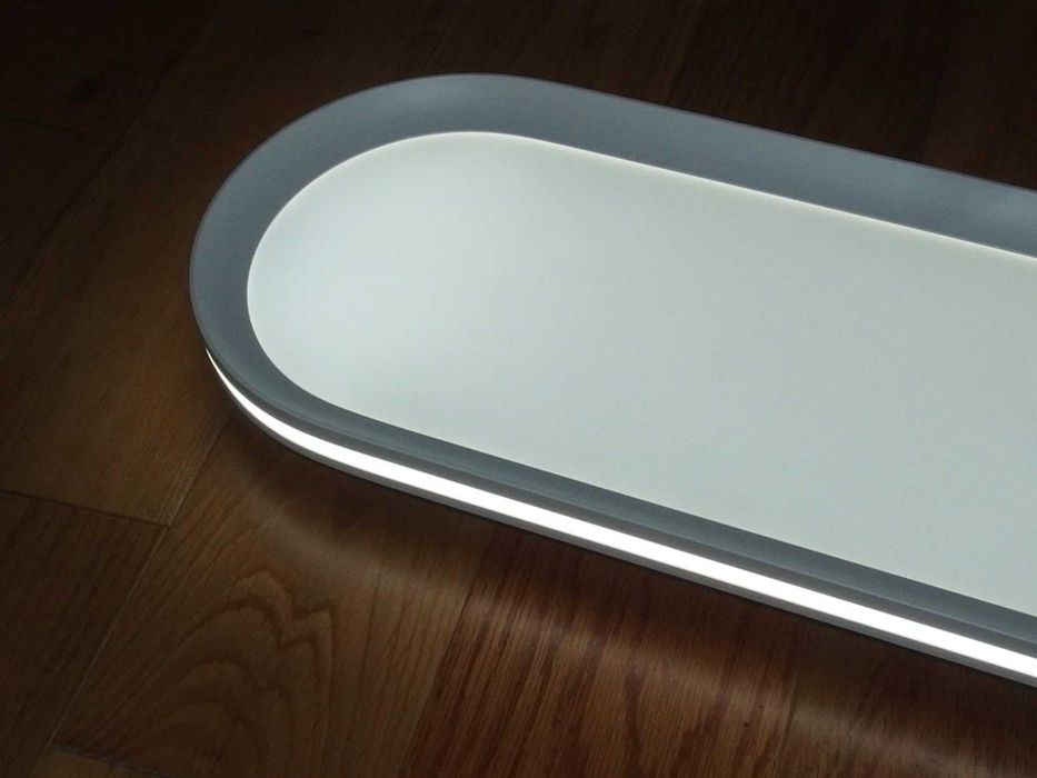 Метална LED таванна лампа Naroume, тънка,65W пълен спектър,6500K,120см