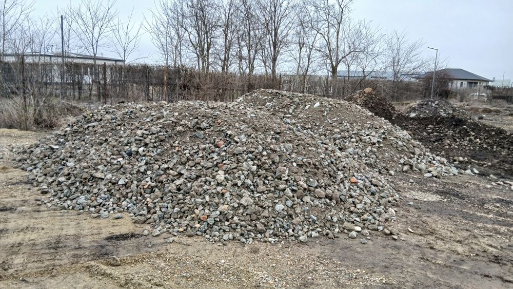 Beton  concasat pentru drum