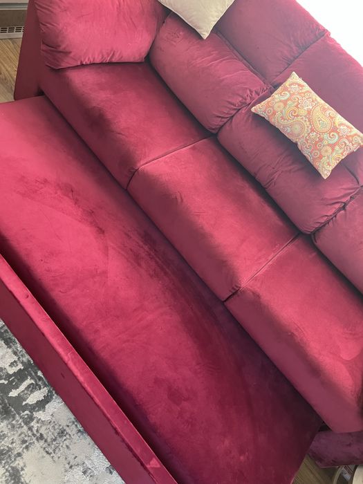 Canapea extensibila tetiere si sezut flexibile