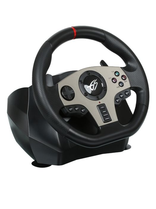 Игровой контроллер DEXP Wheelman Pro черный