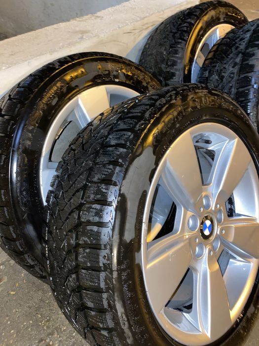 Джанти за BMW с чисто нови зимни гуми
