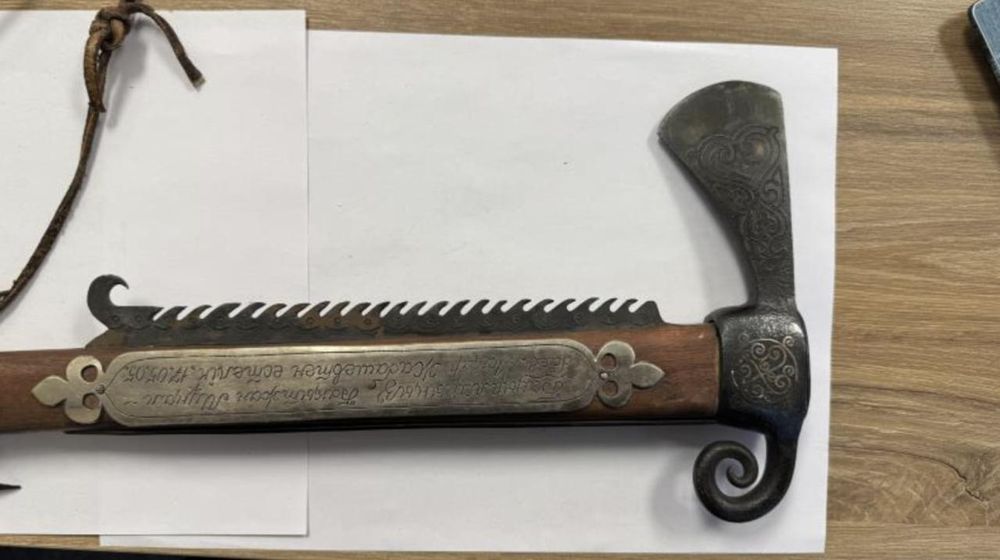 Топор кочевника кованый