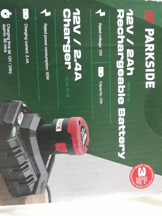 Acumulator incarcator 12v parkside