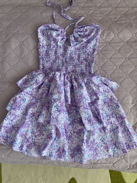 Лятна лилава рокля
