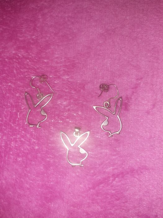 Cercei Playboy Argint