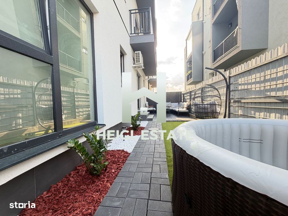 Apartament mobilat cu 2 camere si gradina in zona Braytim — fotografia 1