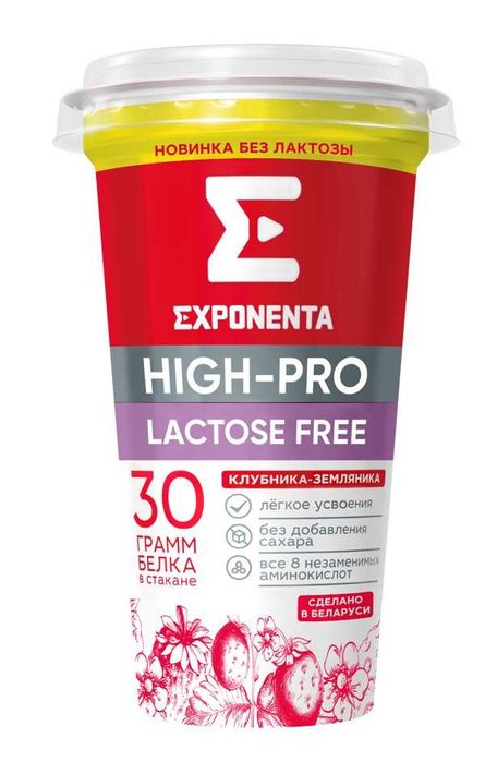 EXPONENTA HIGH-PRO 250гр. напиток кисломолочный