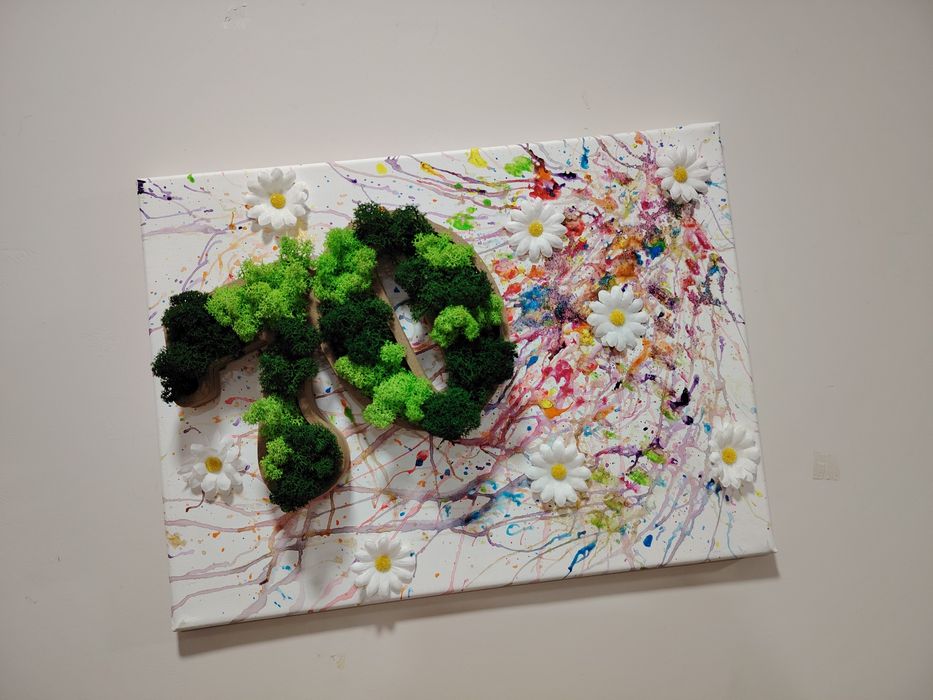 Индивидуални пана ,картини,подаръчета със скандинавски мъх