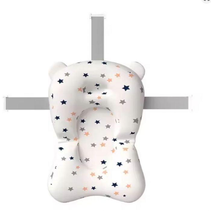 Сгъваема бебешка вана с термометър и възглавница.