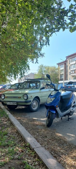 Скутер Solano синего цвета