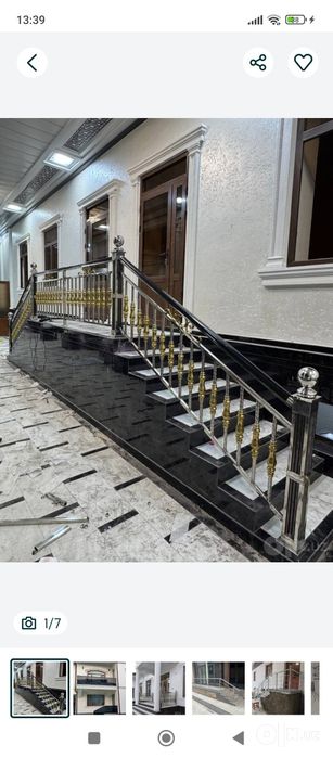 Перила из нержавейки .Навесы из стекло с лексаном