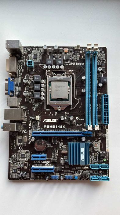 Комплект ASUS H61 + Xeon E3 1230 v2 socket 1155