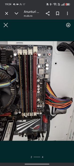 Kit Gaming: Placă de bază Asus ROG Maximus IV GENE-Z + I5 2550K + 16GB RAM + Video RX 550 2GB