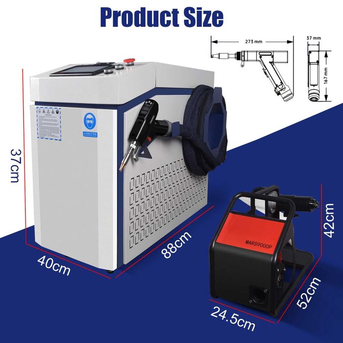 Aparat de sudura laser RECI 4 in 1, 2000W