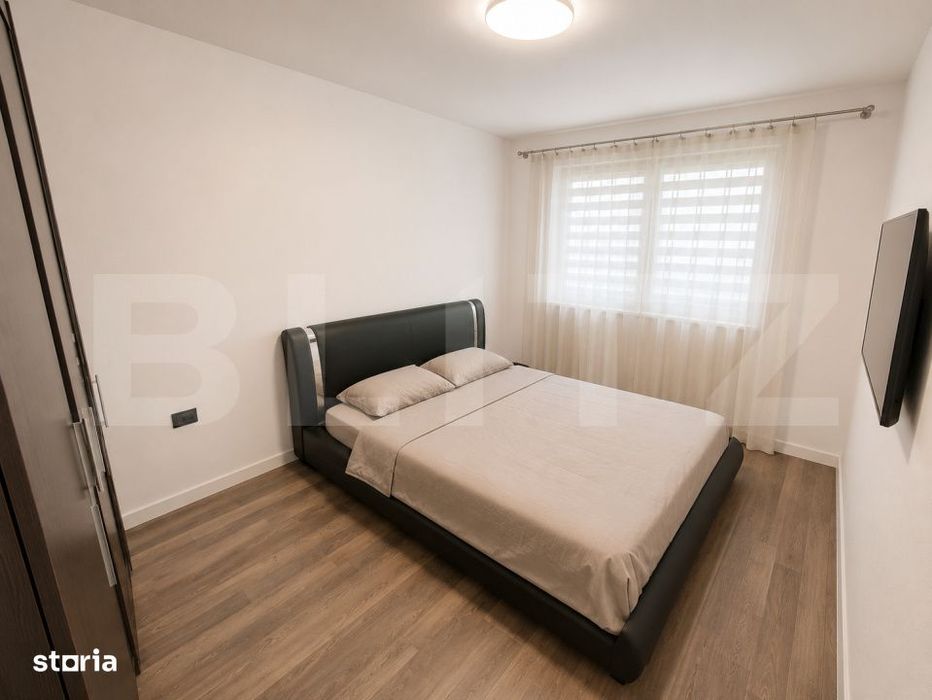 Apartament 2 camere, etaj intermediar, la cheie, balcon, zona Vivo