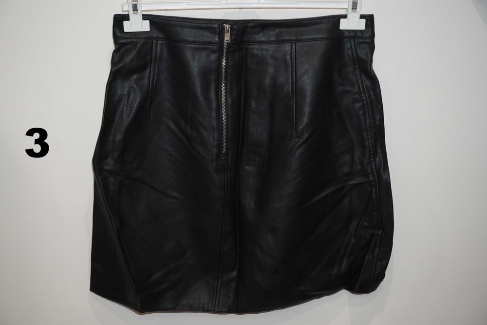 Лот от 10 Кожени Поли от Естествена и Изкуствена кожа Zara/TopShop/H&M