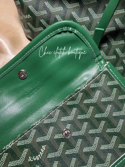 Genti tote goyard alb si verde