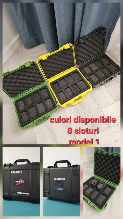 Cutie valiza ceasuri Casio G-Shock Hardcase 8 10 sloturi