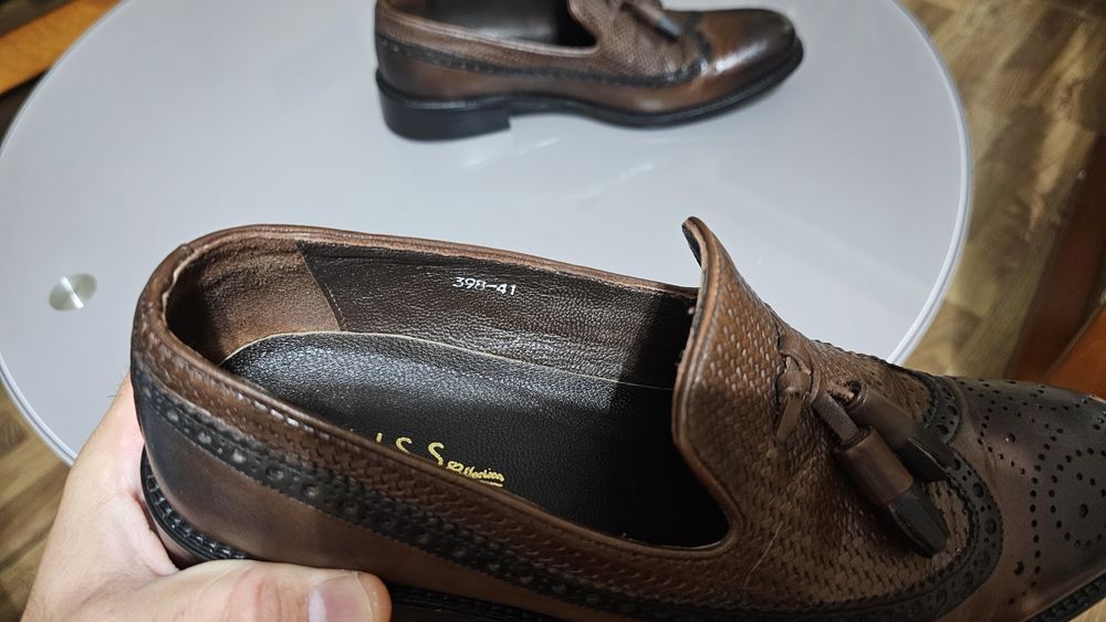 Mocasini din piele marimea 41