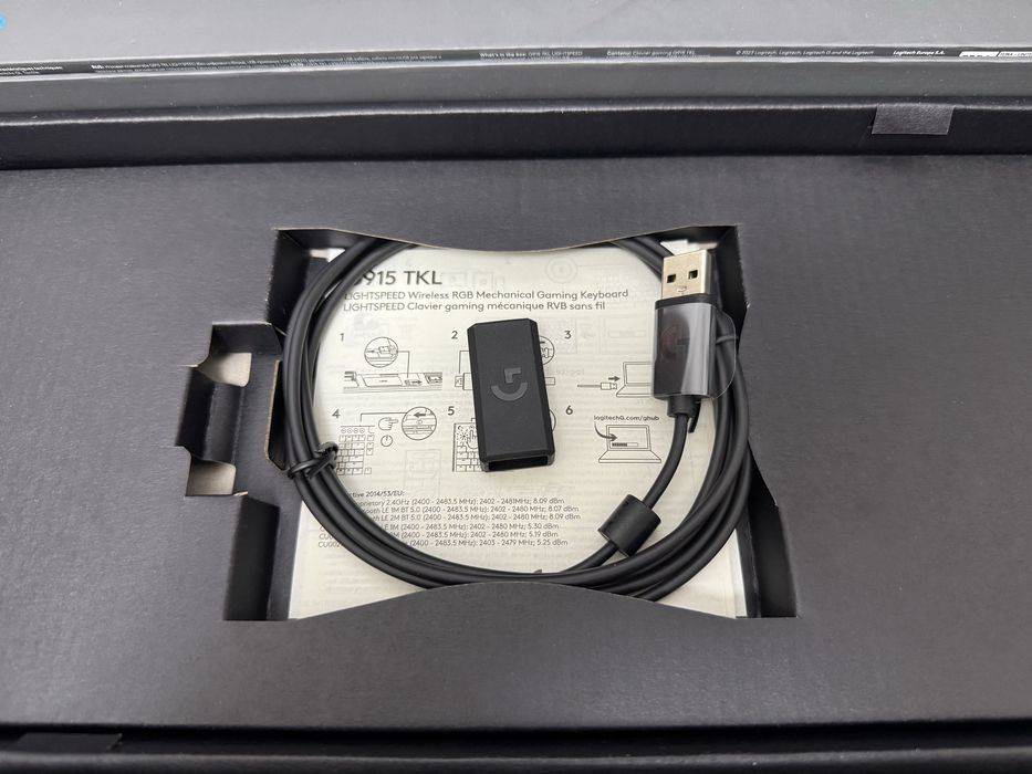 Tastatura Logitech G915 TKL, Switch Tactile, ca noua