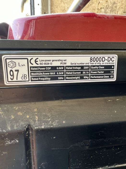 generator loncin 6 kw