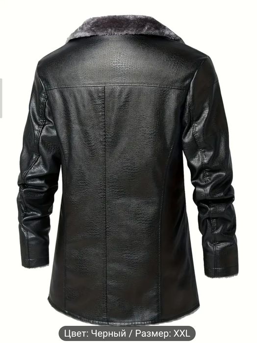 Зимние кожаные куртки для мужчин