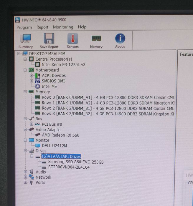 Unitate PC + 2 monitoare - 8 cores, 16gb, 250gb ssd, 2tb hdd