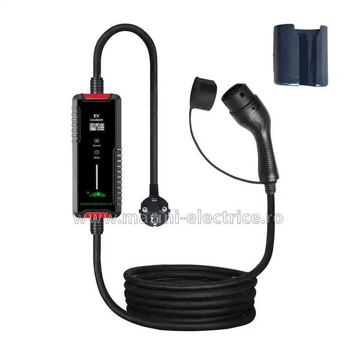 Incarcator variabil 6-16A 3.7KW pentru masina electrica Type 2 (C), cablu 5m
