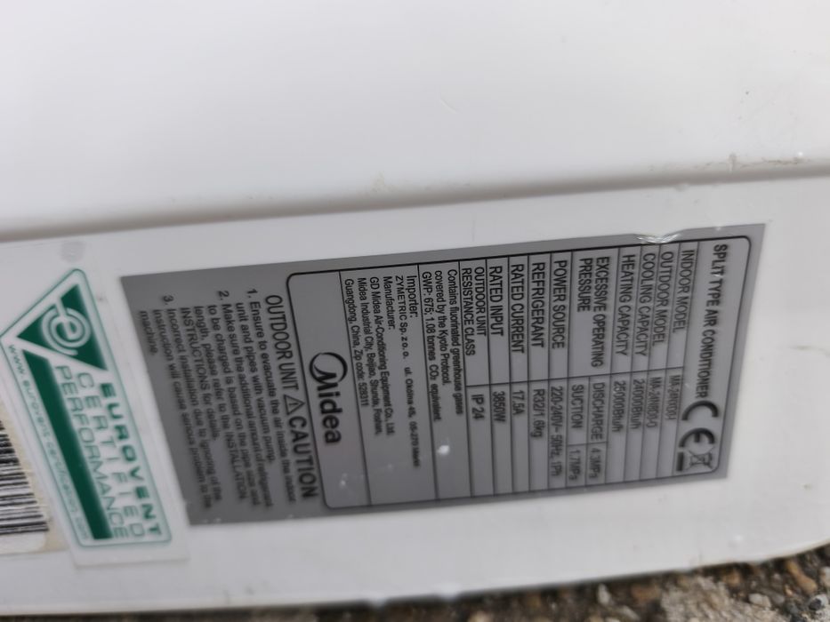 Aparat aer condiționat Midea 24000 btu