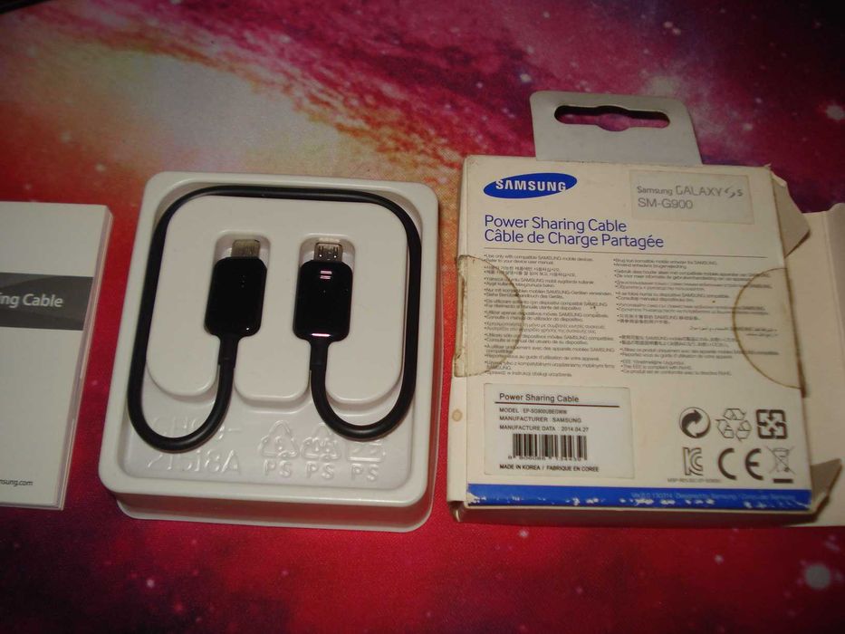 Power sharing cable Samsung transfer curent powerbank telefon