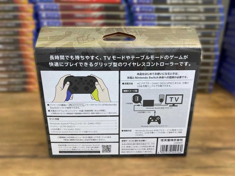 Новый Геймпад Nintendo Switch Pro Controller Splatoon 3/ Сплатун