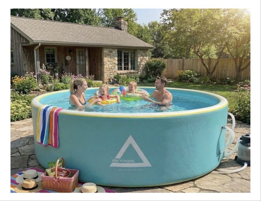 Продам бассейн iskypool 330*100 антивандальный