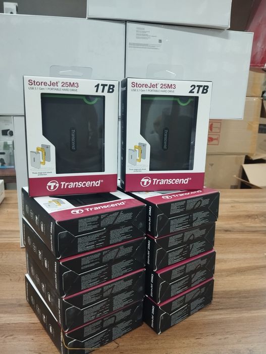 Внешний хард Transcend 1Tb 2TB 4tb  new